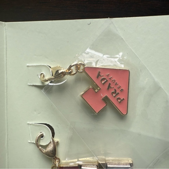 Prada Gold and Pink Charms - Picture 3 of 5